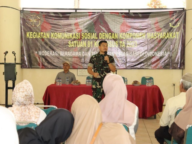 Apkowil, Sat 81 dan Masyarakat, Sinergitas Perkuat Moderasi Beragama Wujudkan Kerukunan Umat