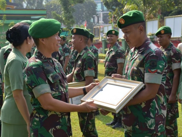 Dandim 0501/JP Pimpin Korps Raport Pelepasan dan Penerimaan Personel Kodim 0501/JP