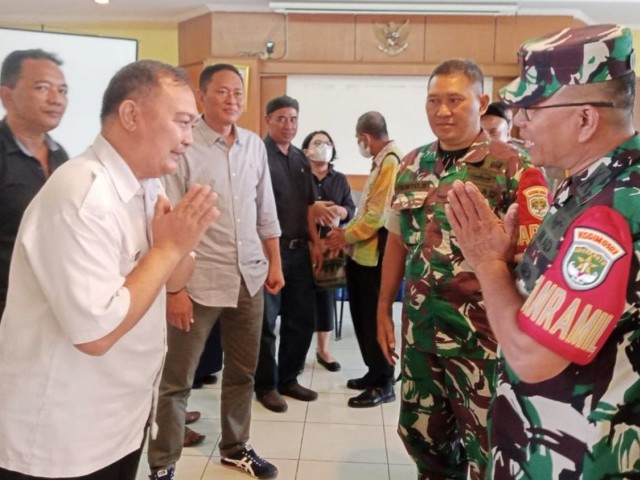 Kunjungan Kerja Dan Silaturahmi Danramil 03/GP Mayor Inf Manatap Rajagukguk di Kelurahan Jatipulo