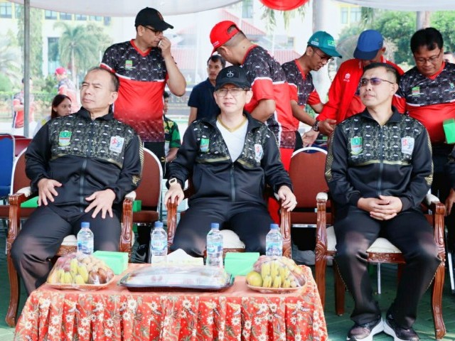 Dandim 0509 Bersama Forkompinda Kabupaten Bekasi Gelar Upacara Hari Olahraga Nasional