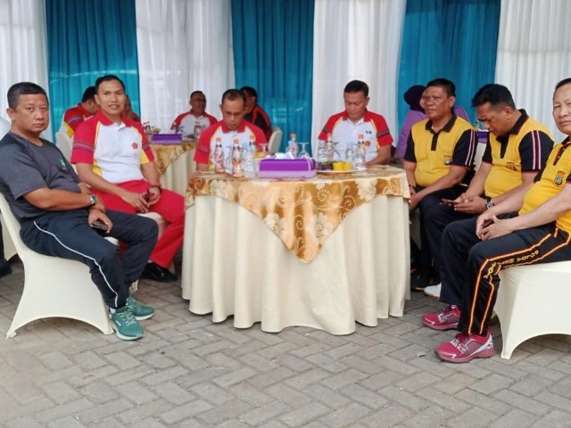 Danramil Duren Sawit Hadiri Olahraga Bersama dan Peresmian Kantor Baru Sub Kogartap 0505/JKT