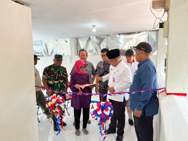 Babinsa Koramil 01/Tamansari Hadiri Peresmian Balai Warga dan MCM RW.03, Kel. Tamansari