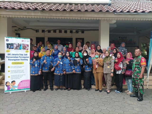 Babinsa Koramil 08/Johar Baru Hadiri Acara Rembuk Stunting