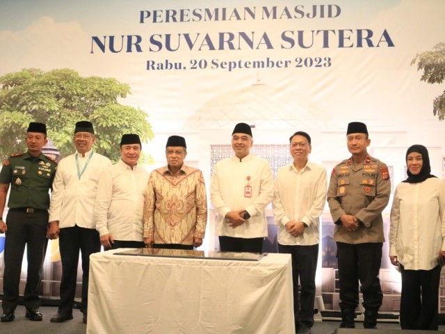 Danrem 052/Wijayakrama Menghadiri Peresmian Masjid Nur Suvarna Sutra