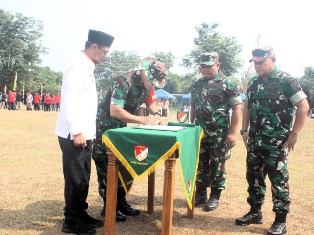 Kasrem 051/Wijayakarta Hadiri Pembukaan TMMD ke- 118 Depok