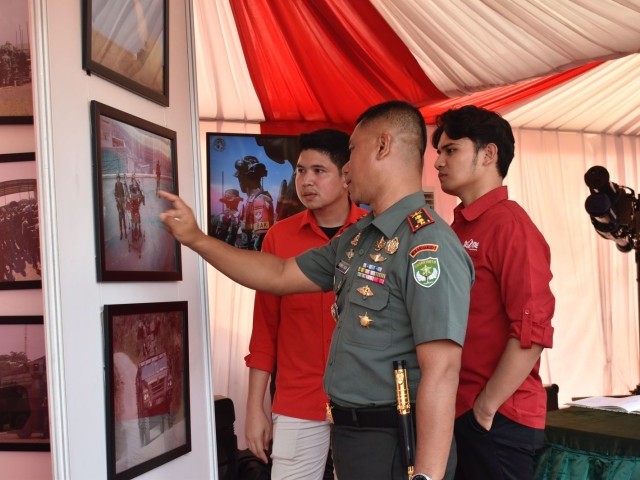 Resimen Arhanud 1/Faletehan Mengikuti Pameran Jakarta TNI Fair 2023