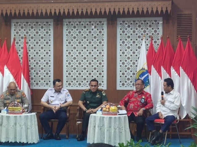 Dandim 0503/JB Hadiri Rapat Forum Komunikasi Pimpinan Daerah Kota Jakarta Barat