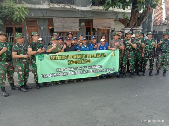 KARYA BAKTI SATNONKOWIL SATUAN POMDAM JAYA