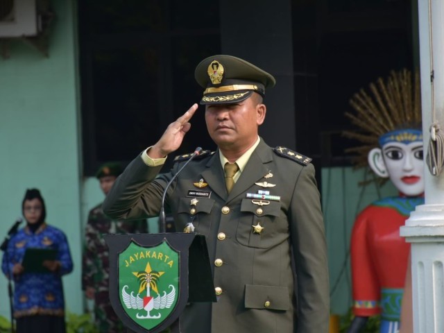 Kodim 0501/JP Menggelar Upacara Memperingati Hari Kesaktian Pancasila