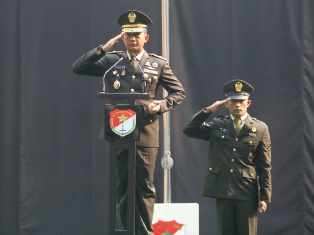 Korem 052/Wijayakrama Gelar Upacara  Peringatan Hari Kesaktian Pancasila
