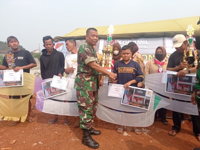 Meriahkan Dirgahayu TNI Ke-78, Koramil 07 Pondok Aren Gelar 