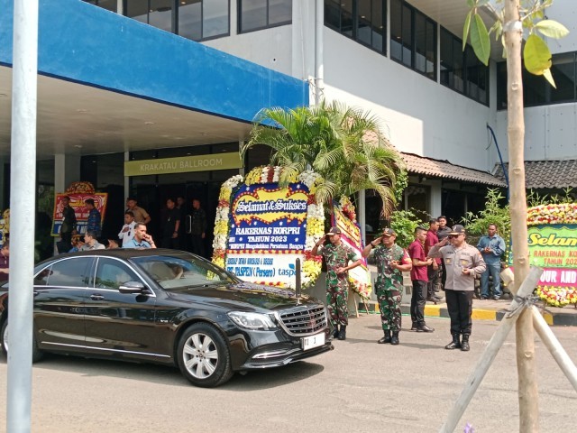 Dandim 0502/JU Pimpin Apel Gabungan Pam Waskita Kunjungan Presiden RI
