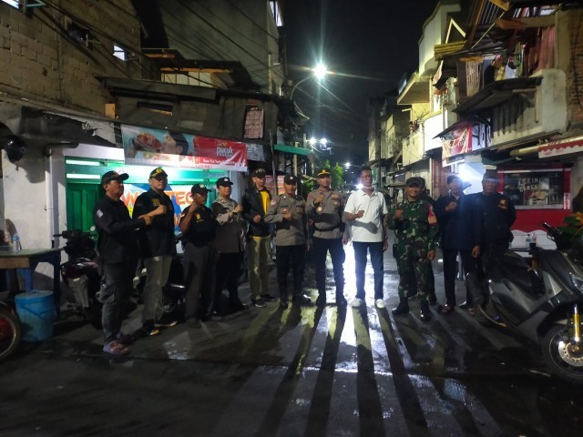 Cipkon, Anggota Koramil 01/Tamansari Ikuti Apel dan Patroli Gabungan  Tiga Pilar Tamansari