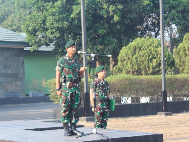 Yonif 203/AK Laksanakan Upacara Memperingati Hari Sumpah Pemuda