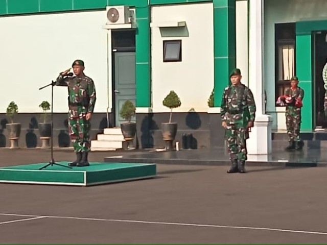 Kasdim 0506/Tgr Bacakan Amanat Menpora Peringatan Sumpah Pemuda