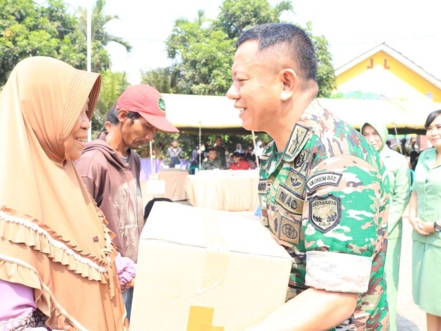 HUT ke-25, Korem 052/Wijayakrama gelar kegiatan Baksos