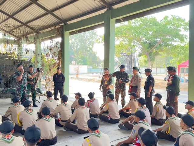 Danyonif 201/Jaya Yudha Memimpin Pembukaan Kegiatan Wisata Edukasi Perkemahan