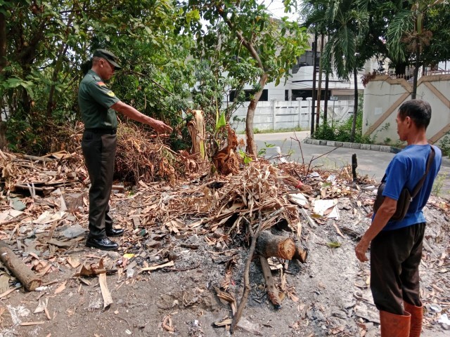 Ingatkan Bahaya Kebakaran, Babinsa Koramil 05/KJ Sampaikan Himbauan ke Warga Binaan