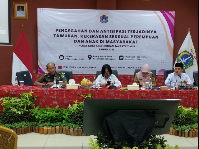Kasdim 0505/Jakarta Timur Menghadiri Sosialisasi Pencegahan, Antisipasi Terjadinya Tawuran, Kekerasan Seksual Perempuan dan Anak di Masyarakat
