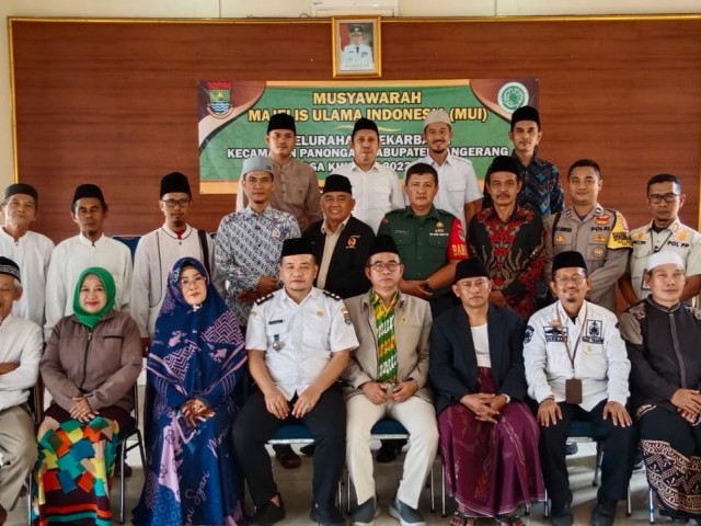 Babinsa Koramil 14/Panongan Hadiri Musyawarah MUI Di Wilayah Panongan