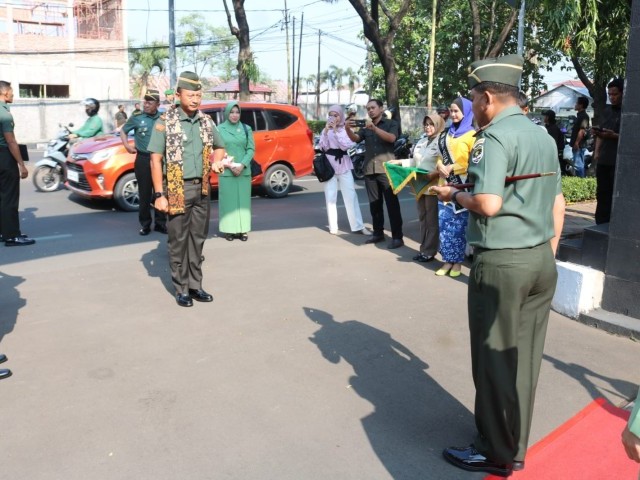 Danrem 052/Wijayakrama Melaksanakan Kunjungan Kerja ke Kodim 0506/Tangerang