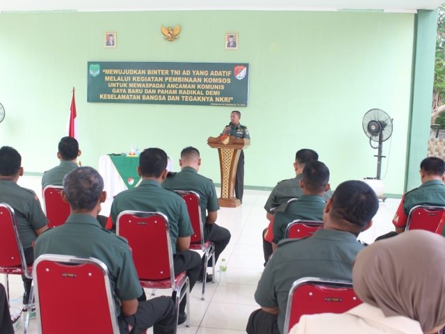 Binter TNI AD yang Kodim 0510/Tigaraksa Gelar Kegiatan Antisipasi Bahaya Faham Radikal