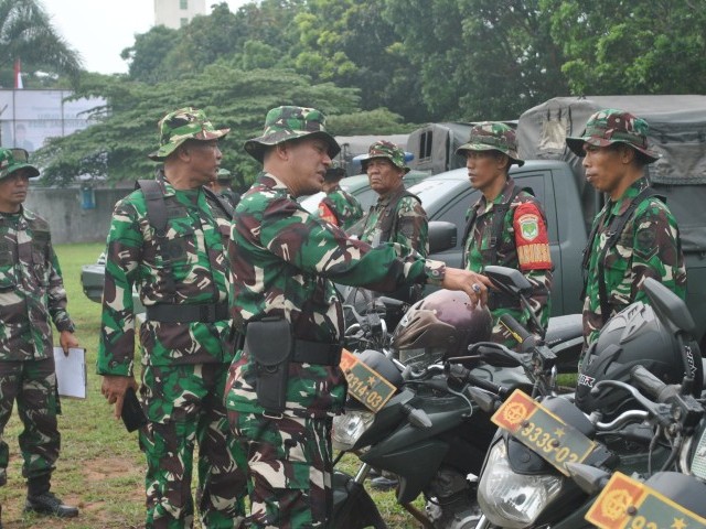 Kodim 0510/Tigaraksa Gelar Apel Siaga Penanggulangan Bencana Alam Banjir