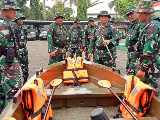 Dandim 0502/Jakarta Utara Pimpin Apel Siaga Penanggulangan Bencana Alam
