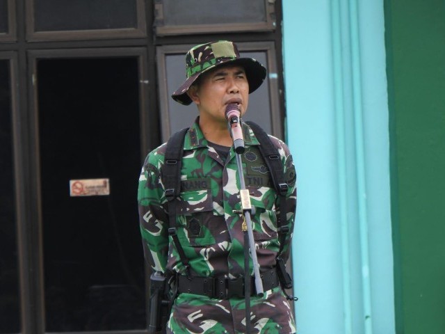 Dandim 0509/Kab. Bekasi Pimpin Apel Kesiapsiagaan Penanggulangan Bencana Banjir