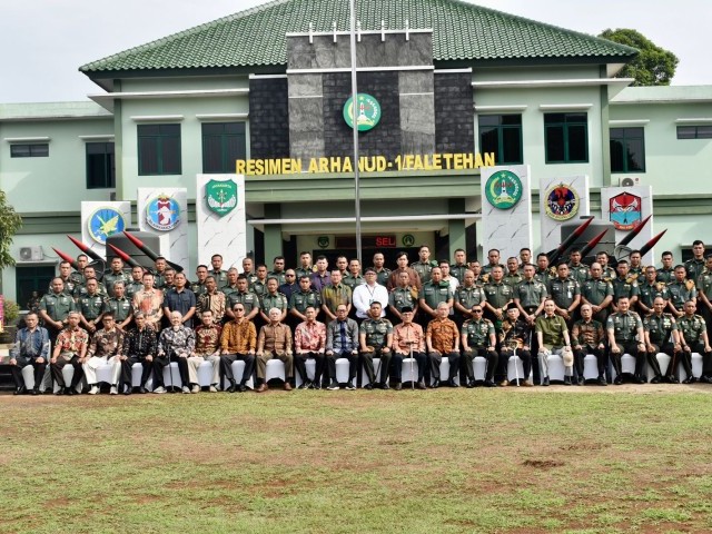 Acara Syukuran HUT Arhanud ke -77 Tahun di Resimen Arhanud 1/F