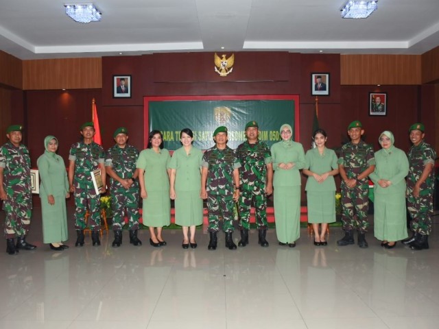 Dandim 0501/Jakarta Pusat Pimpin Korprapot Pelepasan Personel Pindah Satuan