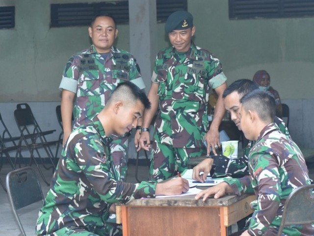 Brigif 1/Jaya Sakti Menggelar Edukasi Perilaku Hidup Bersih dan Sehat (PHBS)