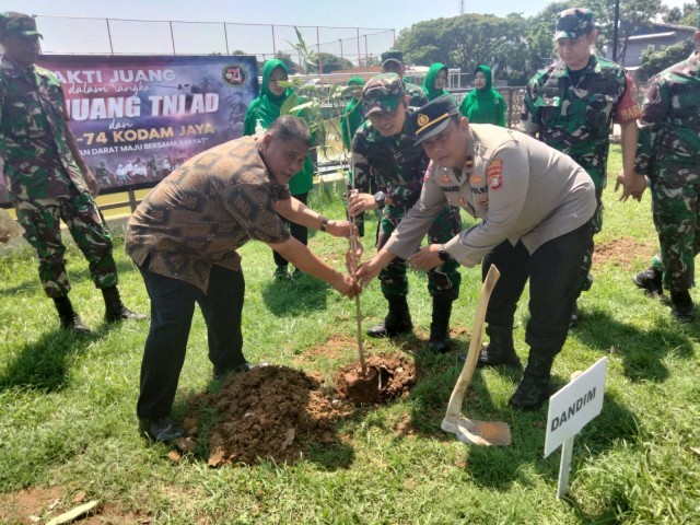 Peringatan Hari Juang TNI AD, Dandim 0506/Tgr: Kerjasama Semua Pihak Wujudkan Lingkungan Bersih dan Aman