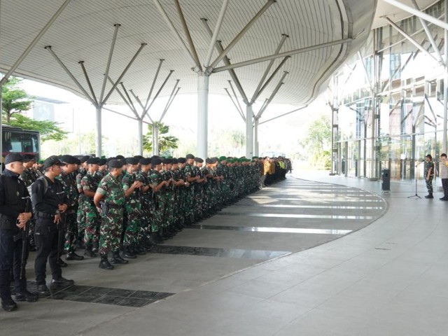 Dandim 0510/Tigaraksa Pimpin Apel pengamanan VVIP/Waskita Wapres Ma'aruf Amin