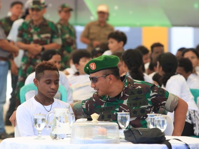 HUT ke -74 Kodam Jaya, Jajaran Korem 052/Wkr Gelar Bhakti Sosial Santunan Anak Yatim-Piatu