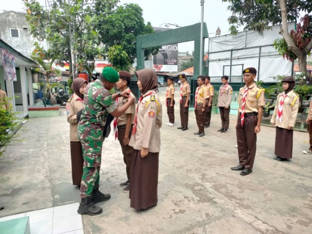 Anggota Koramil 09/Mauk Buka Diklatsar SWK Koramil 09/Mauk