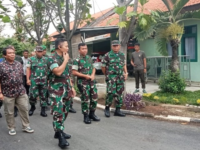 Dandim 0506/Tgr Kunjungi Seluruh Unit Rumah Dinas Kodim 0506/Tangerang