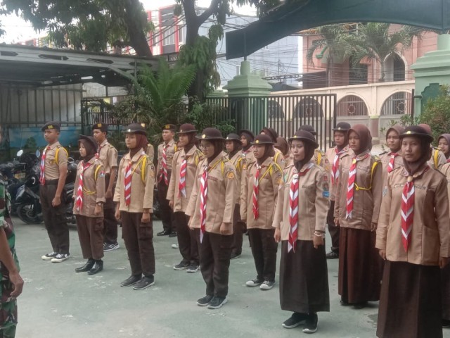 Tingkatkan Jiwa Nasionalisme, Peltu Adi Ariyanto Berikan Wasbang Kepada SWK
