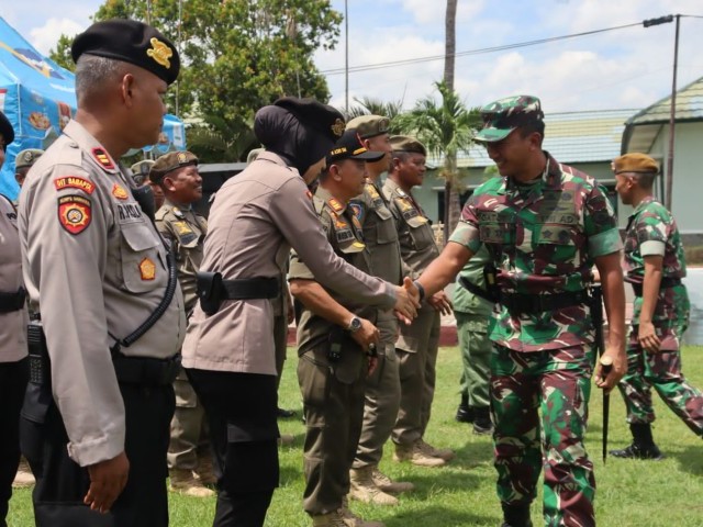 Danrem 052/Wijayakrama Menutup Latihan Terintegrasi Pengamanan Pilkada DKI T.A 2024