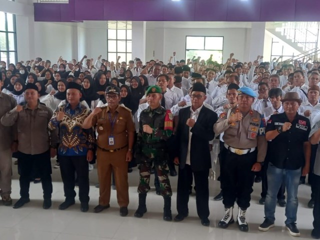 Danramil 14/Panongan Hadiri Pelantikan dan Pembekalan PTPS Se-Kecamatan Panongan