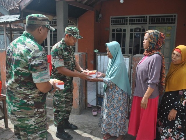 Kampung Blok Lio jadi sasaran Jum'at Berkah Kodim 0510/Tigaraksa
