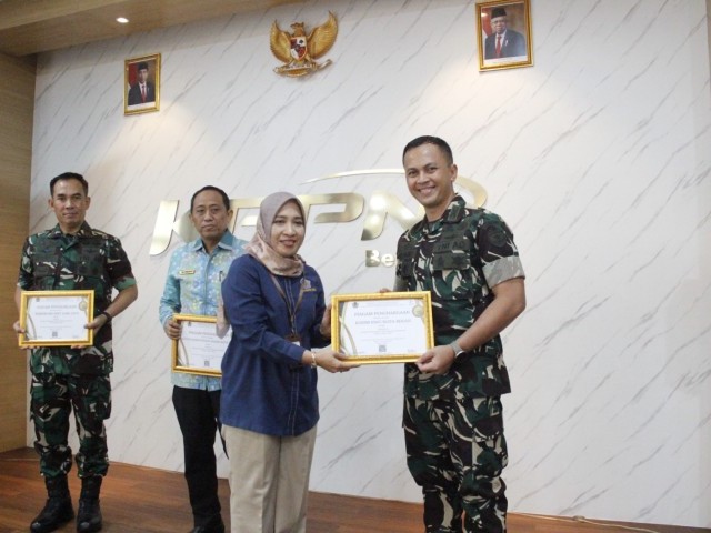 Kodim 0507/Bekasi Meraih Dua Penghargaan Dari KPPN
