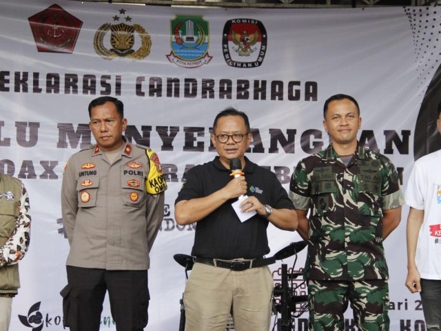 Tiga Pilar Kota Bekasi Support Deklarasi Candrabhaga Untuk Pemilu Damai & Menyenangkan