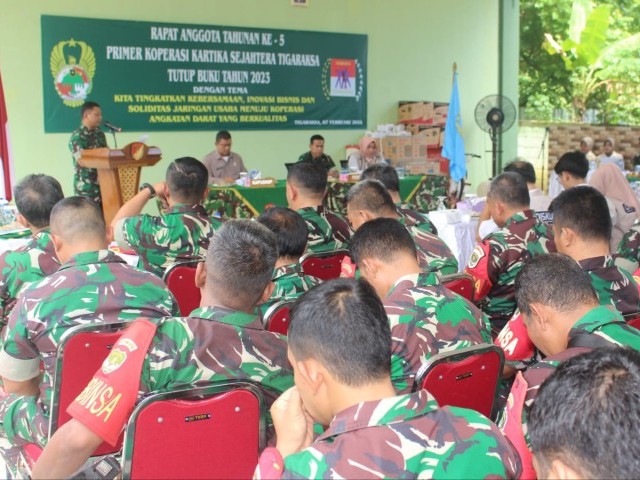 Rapat Anggota Tahunan (RAT) ke-5 Kodim 0510/Tigaraksa