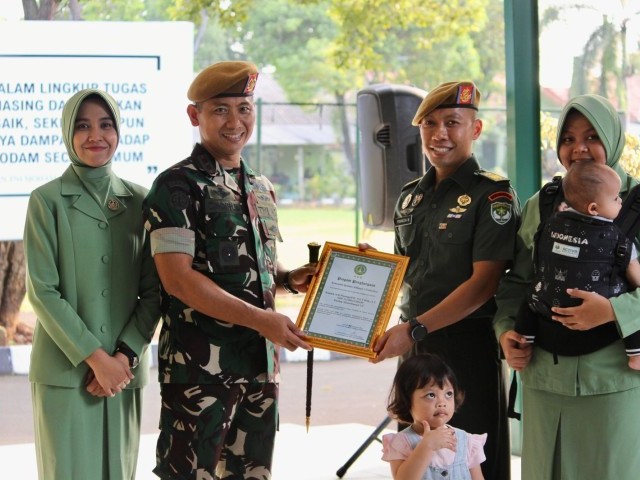 Danmenarhanud 1/Falatehan Pimpin Acara Tradisi Korps Pindah Satuan Perwira