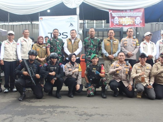 Dandim 0510/Tigaraksa Bersama Forkopimda Patroli Pantau Keamanan Pemilu