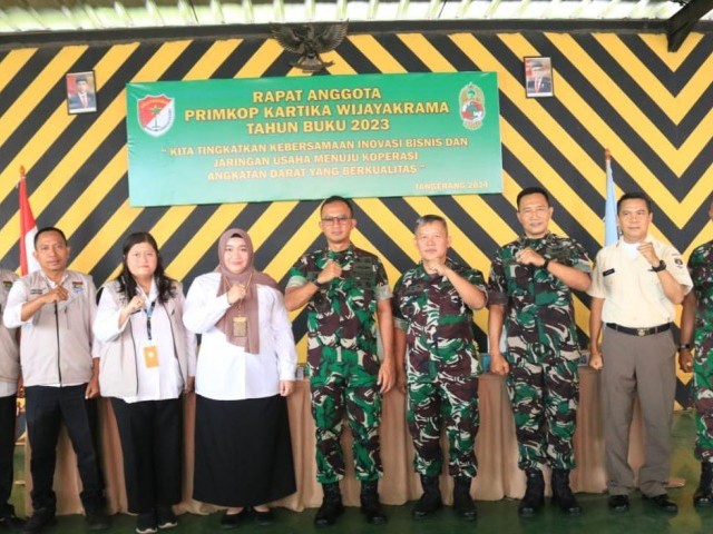 Korem 052/Wkr Gelar RAT Primer Koperasi Tahun Buku 2023