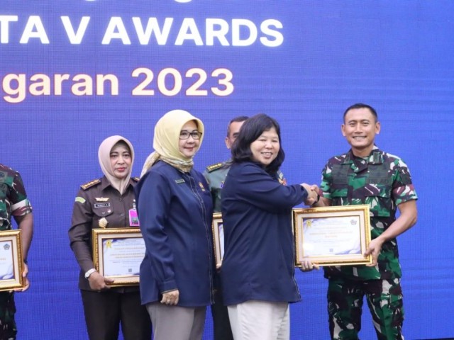 Kodim 0504/Jakarta Selatan Borong Tiga Penghargaan Dari KPPN Jakarta