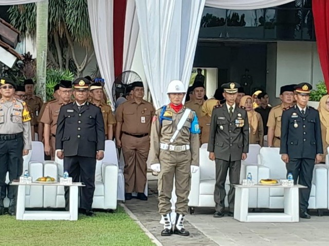 Danramil 06/Tigaraksa Hadiri HUT Ke-62 Satpol PP