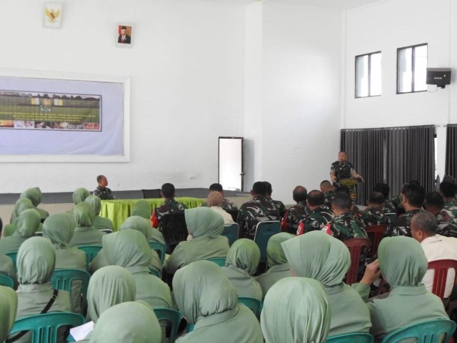Kodim 0509/Kab. Bekasi Gelar Bimbingan Mental Rohani, Ideologi dan Kejuangan